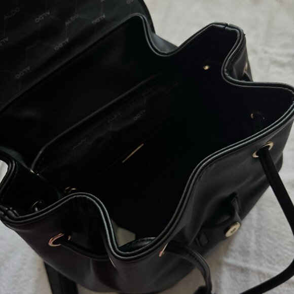 Aldo Aradoven Heart Pearl Bow Backpack, Black main image 5